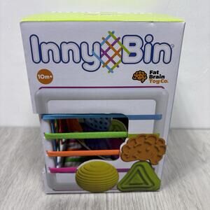 Fat Brain Toys Inny Bin Baby Sensory Develop Learn Shape Sorter Montessori